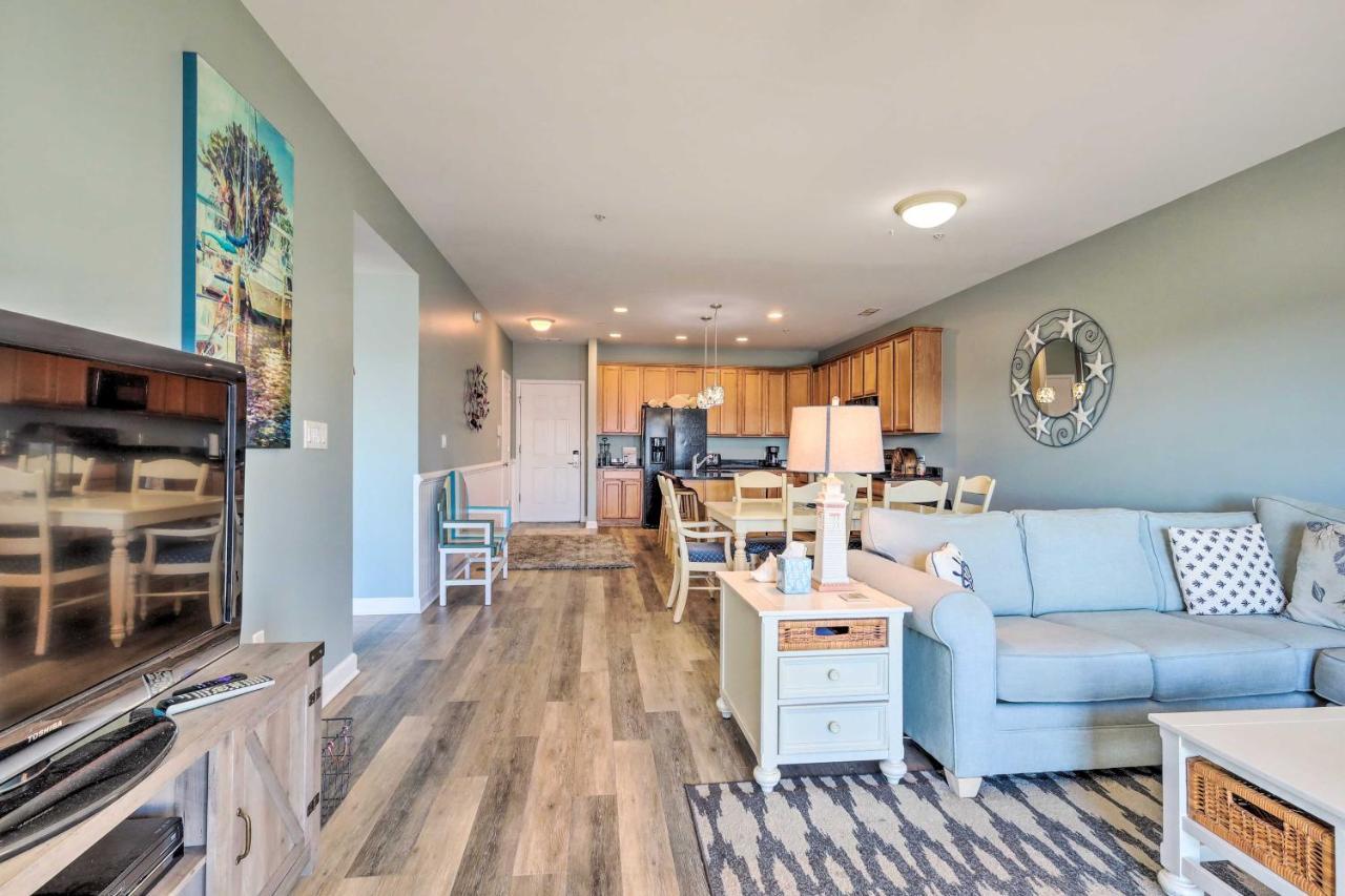 Downtown Ocean City Condo Balcony With Inlet View Extérieur photo