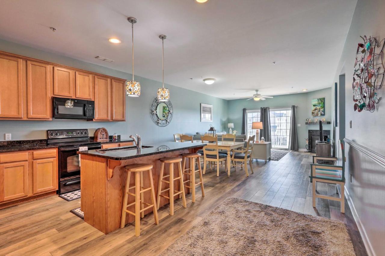 Downtown Ocean City Condo Balcony With Inlet View Extérieur photo