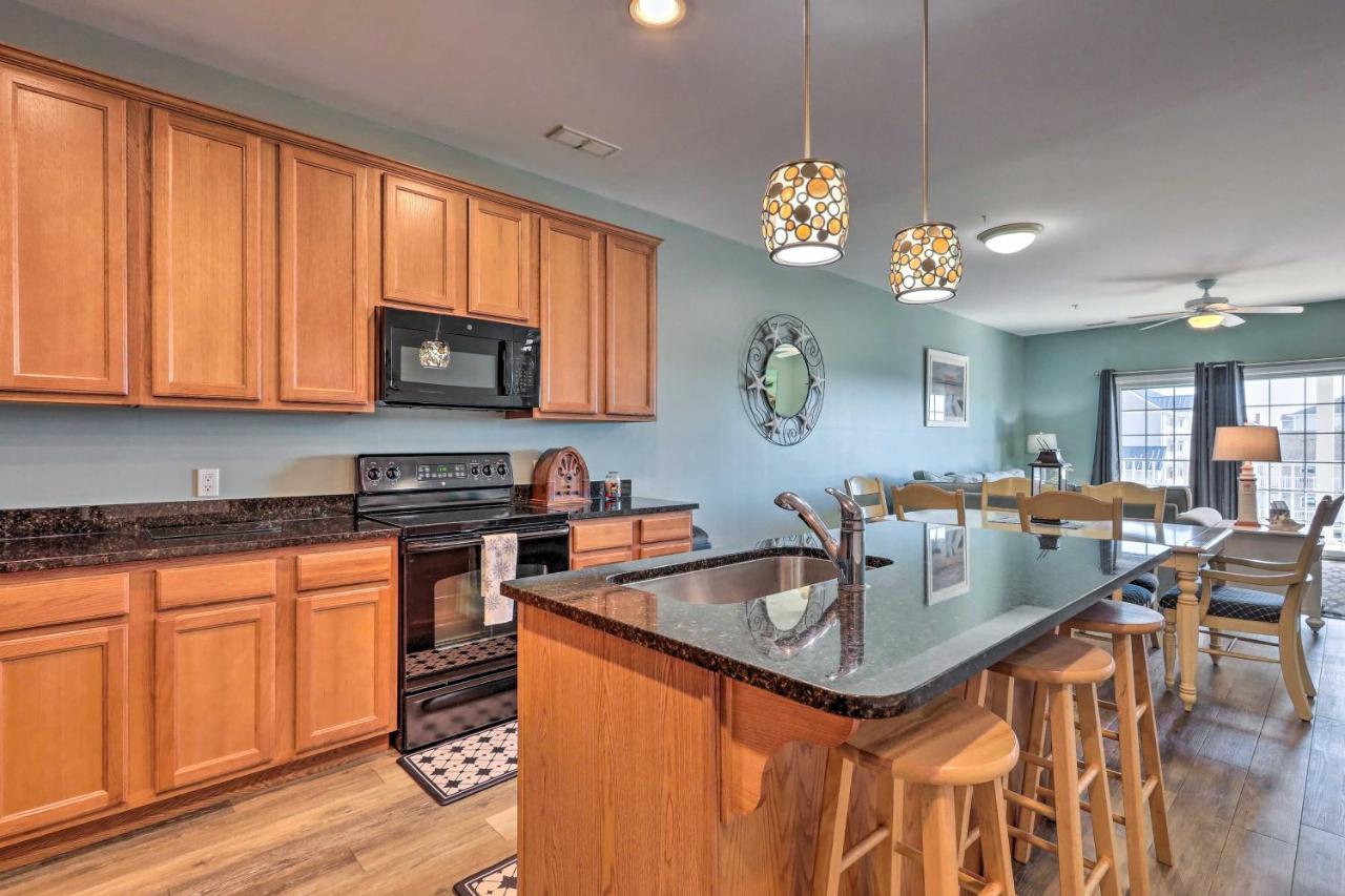 Downtown Ocean City Condo Balcony With Inlet View Extérieur photo