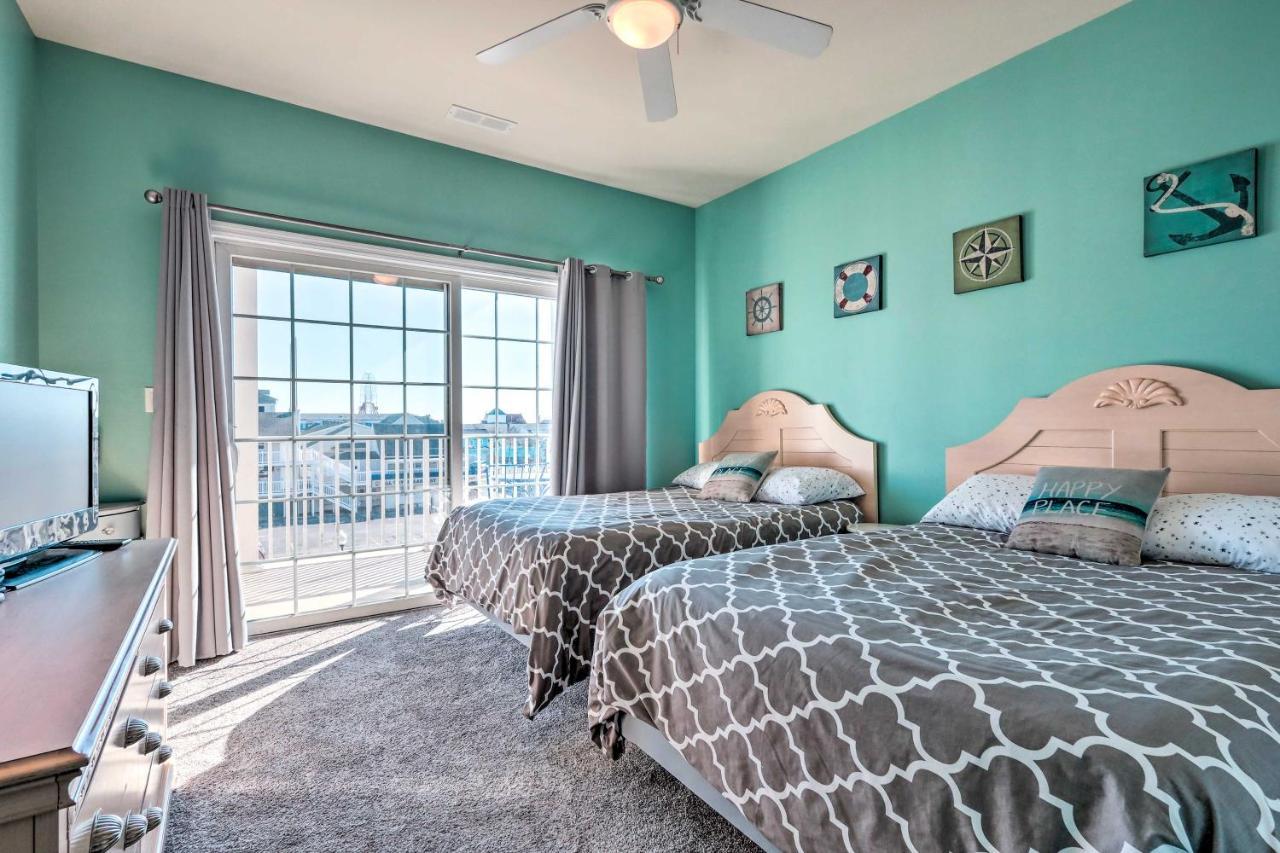 Downtown Ocean City Condo Balcony With Inlet View Extérieur photo